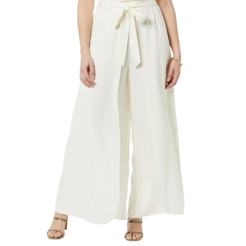 Chic Cream Wide-Leg Jumpsuit
